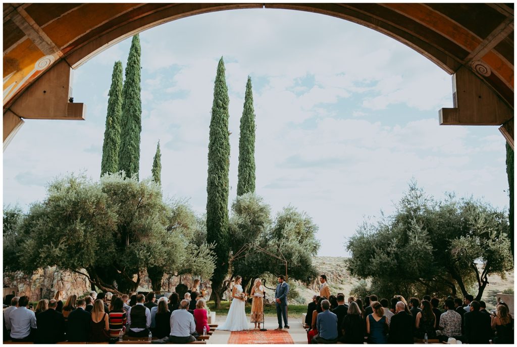Arcosanti Wedding Ceremony 