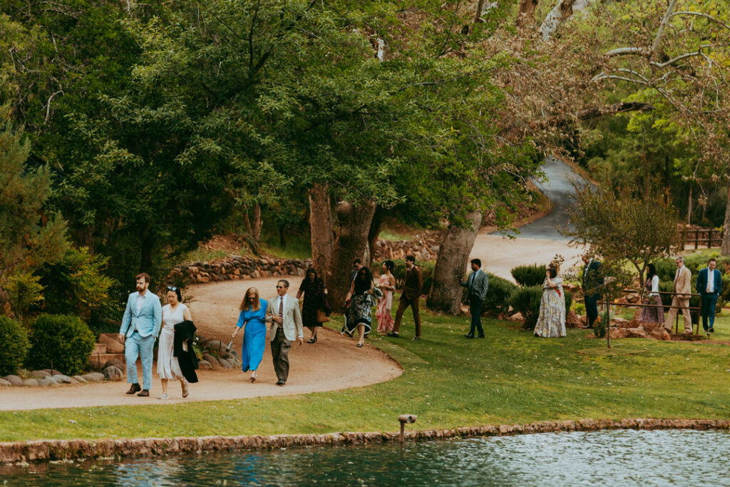 Wedding at Los Lagos Estate in Sedona Arizona by White Desert Photography, premier photographer in Sedona Arizona.